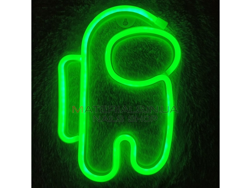 Ночной светильник Neon Amazing — Among Us Green