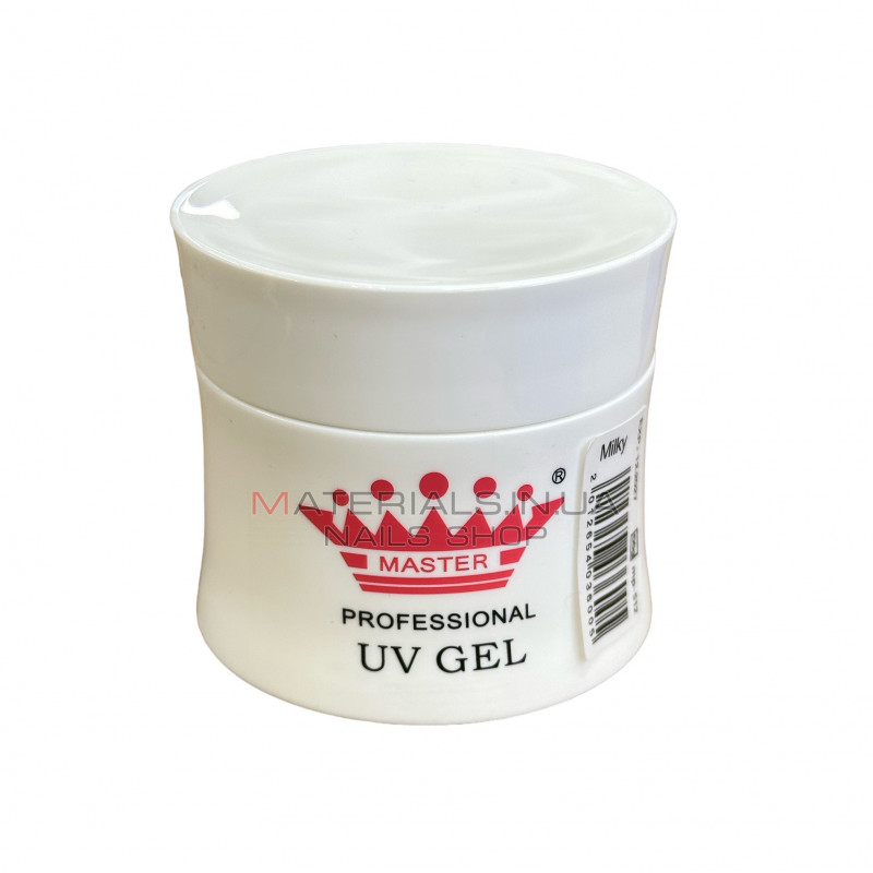 Моделирующий гель Master Professional MILKY, 30 г молочный Моделирующий гель Master Professional MILKY, 30 г молочный