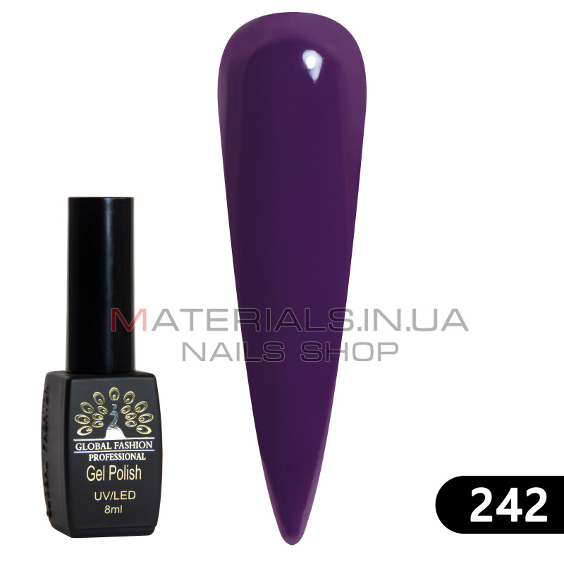 Гель лак BLACK ELITE 242, Global Fashion 8 мл