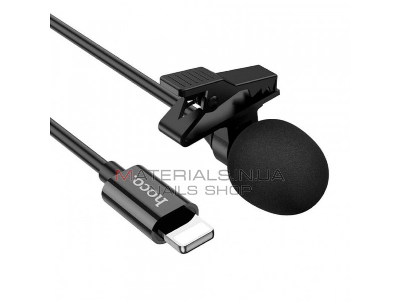 Microphone Hoco L14 iP lavalier — Black