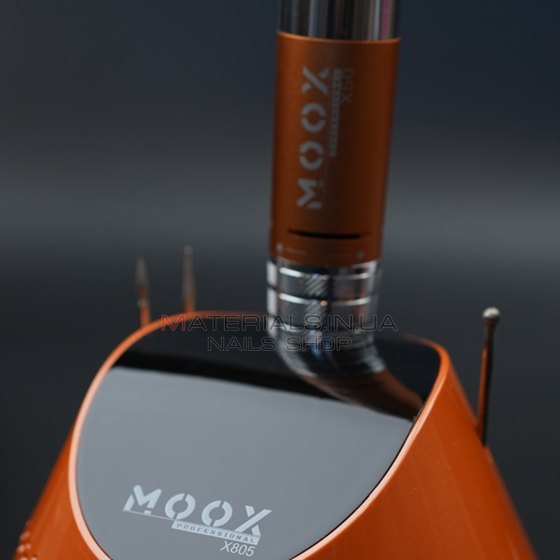 Фрезер Мокс X805 (Orange) на 55 000 об./мин. и 80W. для маникюра и педикюра Фрезер Мокс X805 (Orange) на 55 000 об./мин. и 80W. для маникюра и педикюра