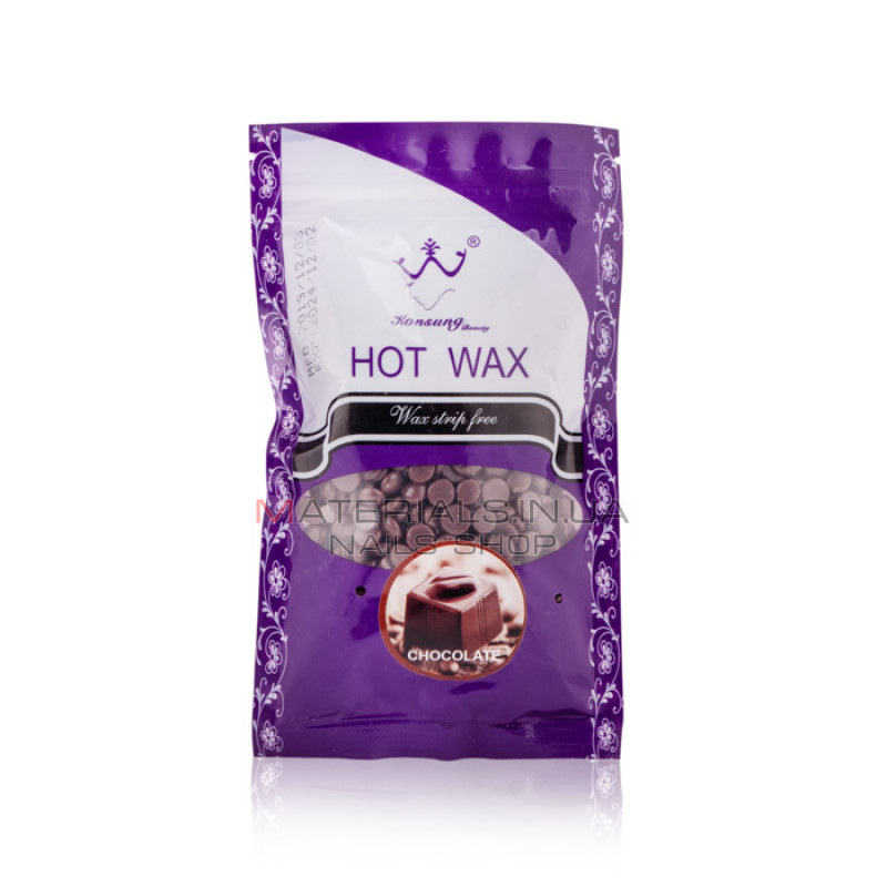 Віск для депіляції у гранулах Konsung Beauty Chocolate, 1000 г