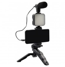 Tripod Stand | Bluetooth | Microphone LED Lamp | AY-49