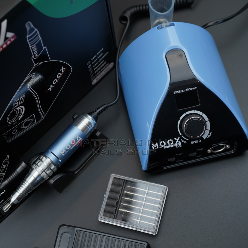 Фрезер Мокс X300 (Blue) на 50 000 об/хв і 70W. Фрезер Мокс X300 (Blue) на 50 000 об/хв і 70W.