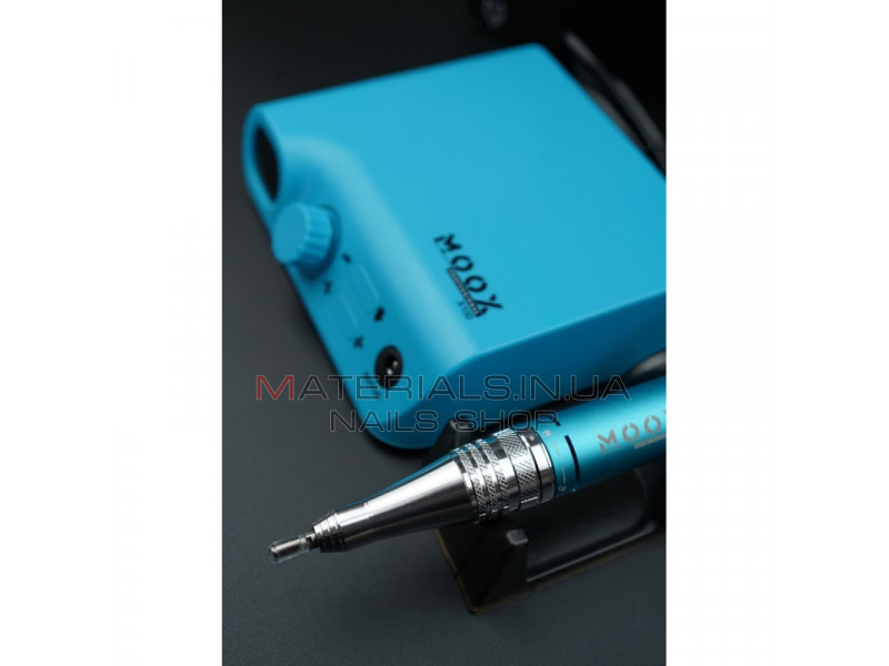 Фрезер Мокс X100 (Light blue) на 45 000 об/хв. та 70W. для манікюру та педикюру