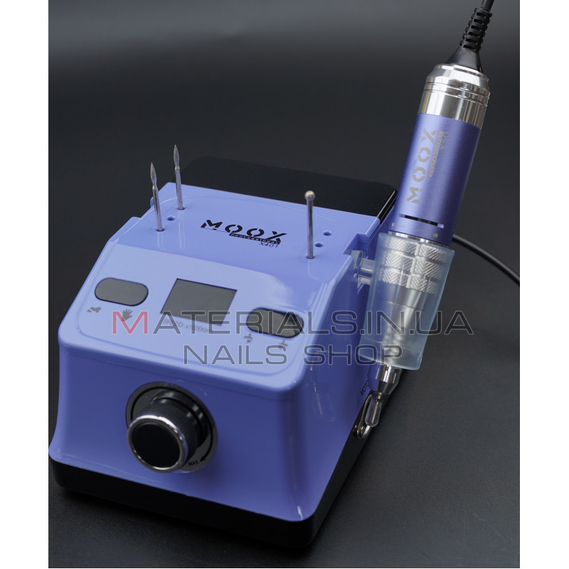 Фрезер Мокс X401 (Purple) на 50 000 об/хв. та 70W. для манікюру та педикюру