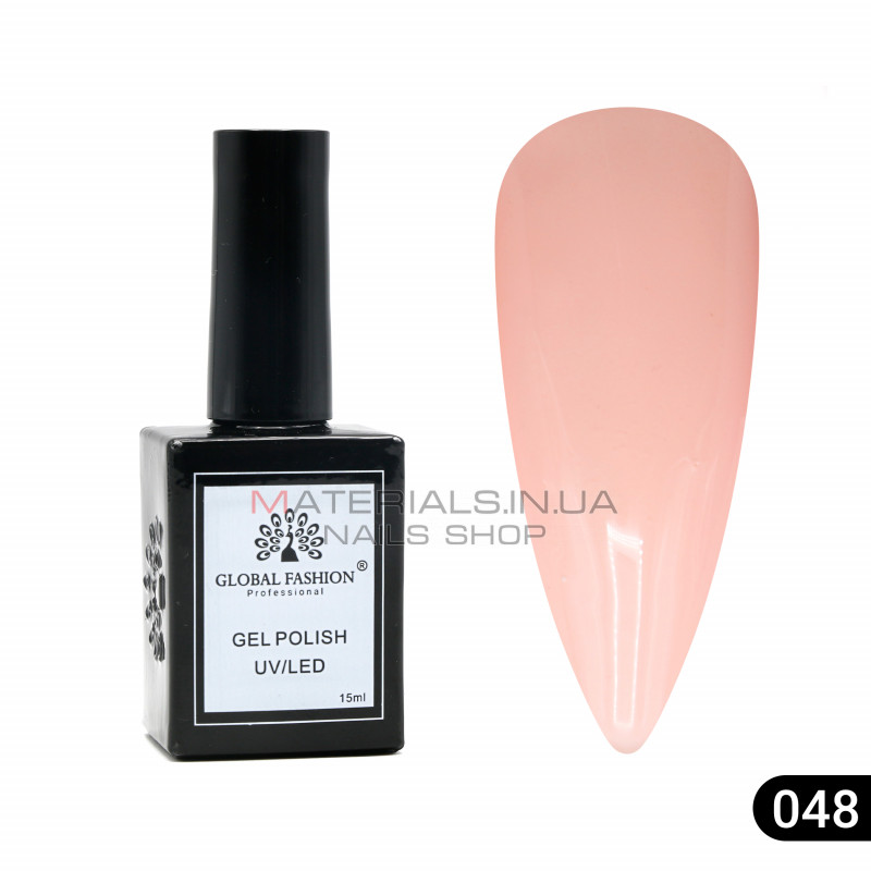 Гель лак Global Fashion, Gel polish 15 ml, 48
