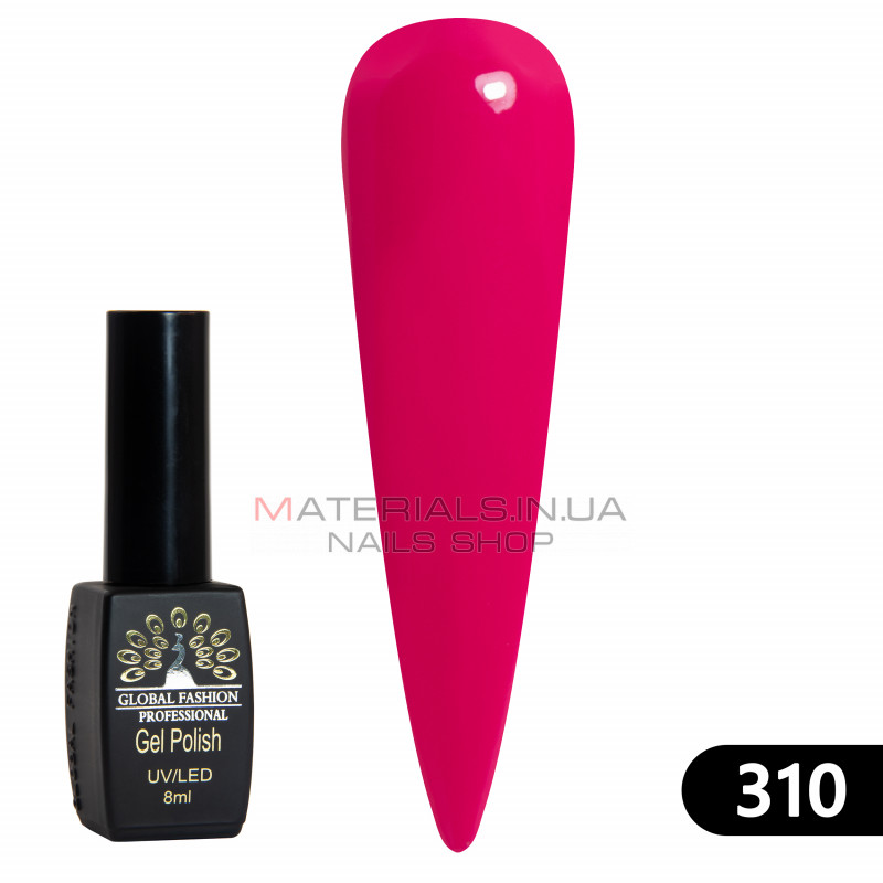 Гель лак BLACK ELITE 310, Global Fashion 8 мл