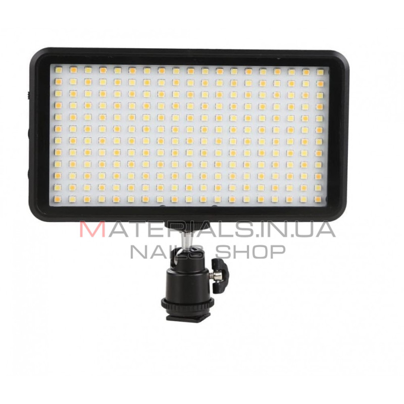 Накамерный видеосвет LED — W228 | Battery 2400mah & Charger |