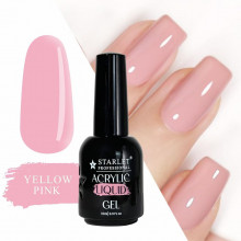 Рідкий акригель для нігтів Starlet Professional, 15 мл, Yellow Pink