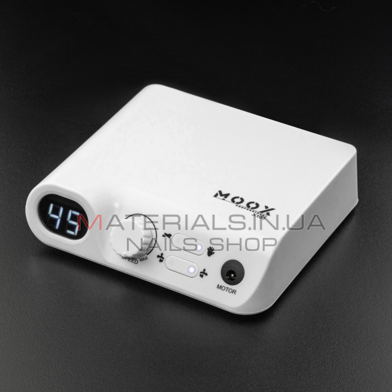 Фрезер Мокс X100 (Білий) на 45 000 об/хв. та 70W. для манікюру та педикюру