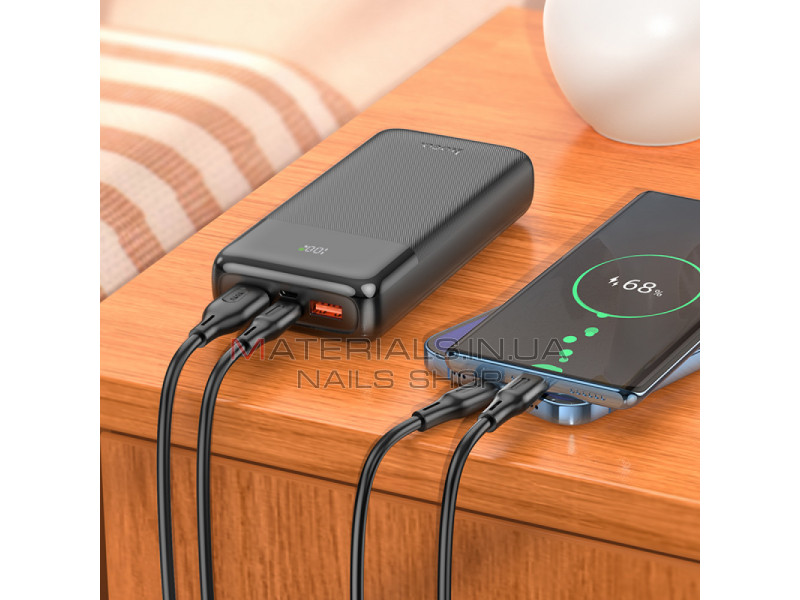 Power Bank 20000 mAh | 22.5W+PD20W — Hoco J121A — Black