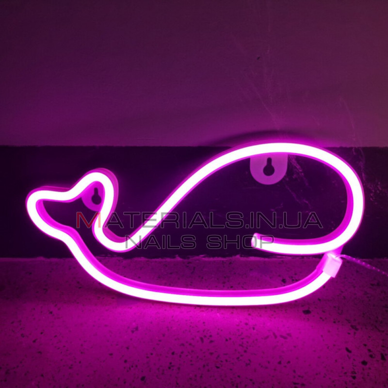 Нічник Neon Sign — Whale