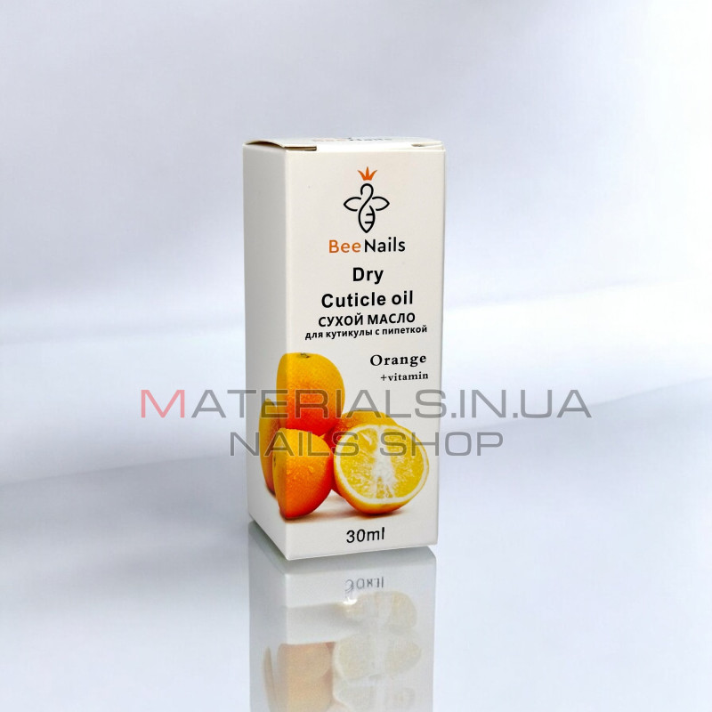 Сухе масло для кутикули BeeNails "Orange", 30 мл