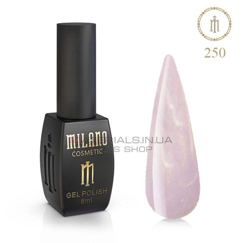 Гель лак MILANO 8 МЛ № 250