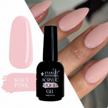 Рідкий акригель для нігтів Starlet Professional, 15 мл, Soft Pink