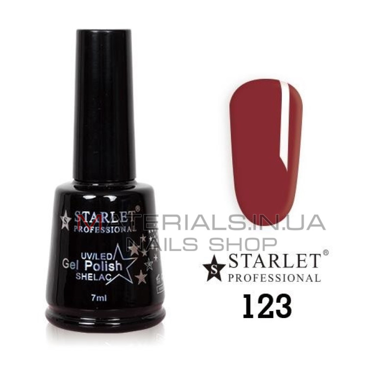 Гель-лак Starlet Professional №123 "Страстное танго"