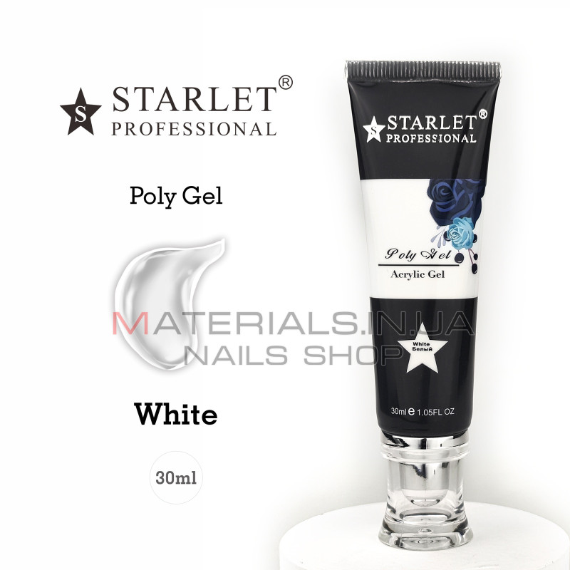 Полигель Starlet Professional 30 мл White