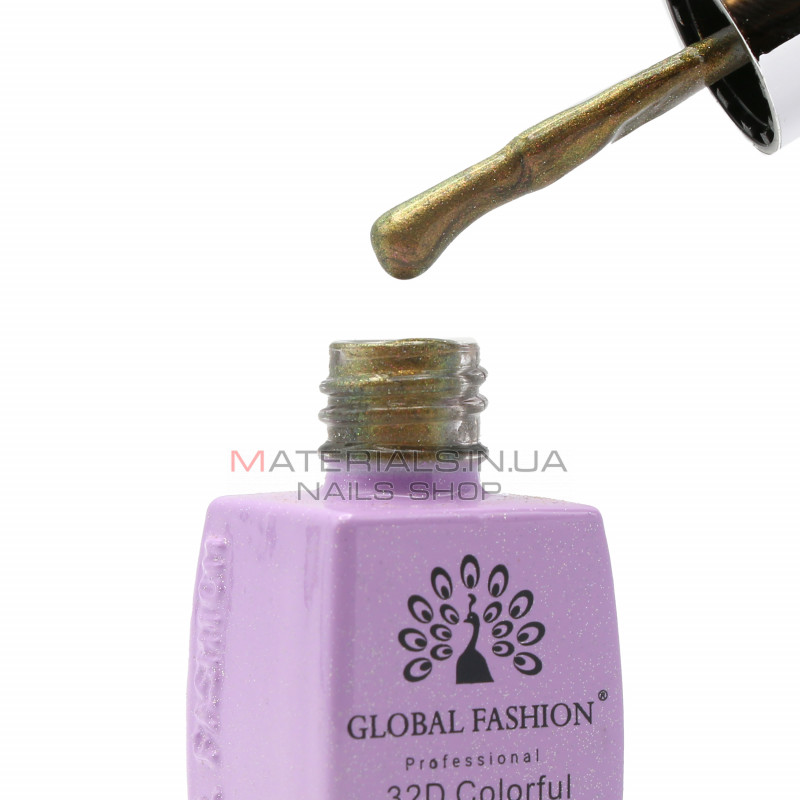 Гель лак котяче око 32D Chameleon Disco, Global Fashion 8 мл №268 Гель лак котяче око 32D Chameleon Disco, Global Fashion 8 мл №268