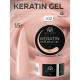 Keratin builder gel, K12, Global Fashion, 15 г