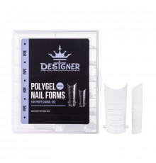 Polygel Nail Forms (Pipe) - Верхние формы Дизайнер