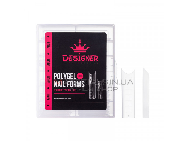 Polygel Nail Forms (Arch) - Верхні форми Дизайнер