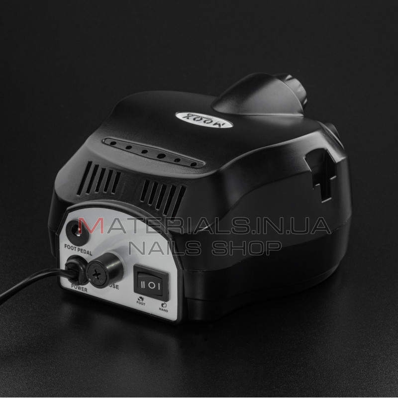Фрезер Мокс X500 (Чорний) на 45 000 об/хв. та 65W. для манікюру та педикюру