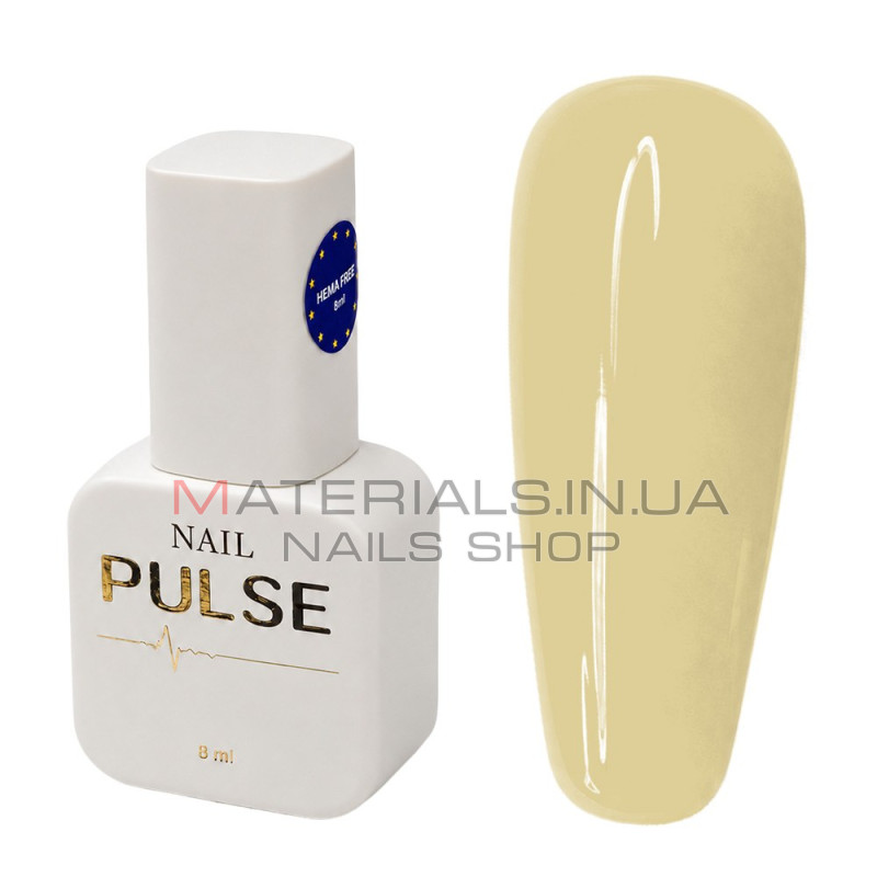 Гель-лак NAIL PULSE Gel Polish №10, 8 мл ванільний
