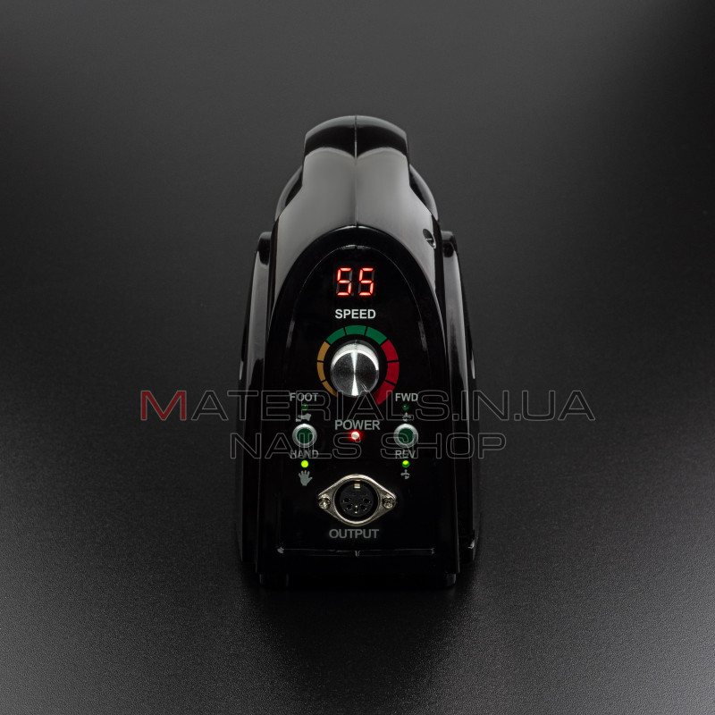 Фрезер Мокс X806 (Чорний) на 55 000 об/хв. та 80W. для манікюру та педикюру