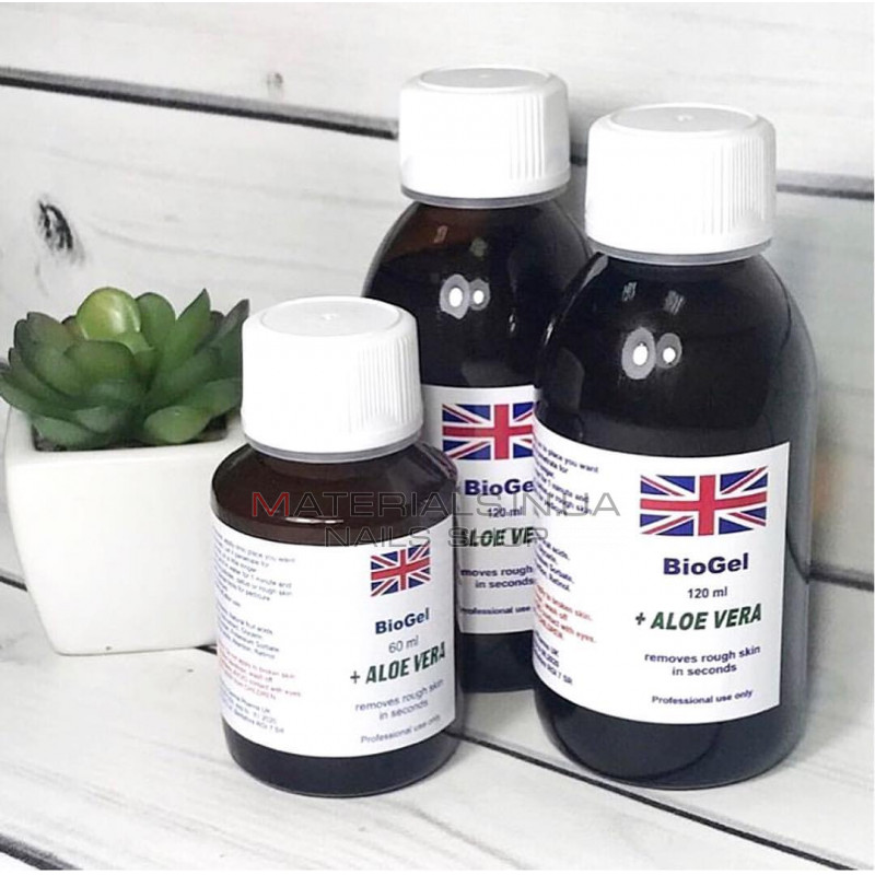 Ремувер для педикюра BioGel (алое вера), 120мл Ремувер для педикюра BioGel (алое вера), 120мл