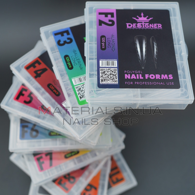 Верхні форми Дизайнер - Polygel Nail Forms