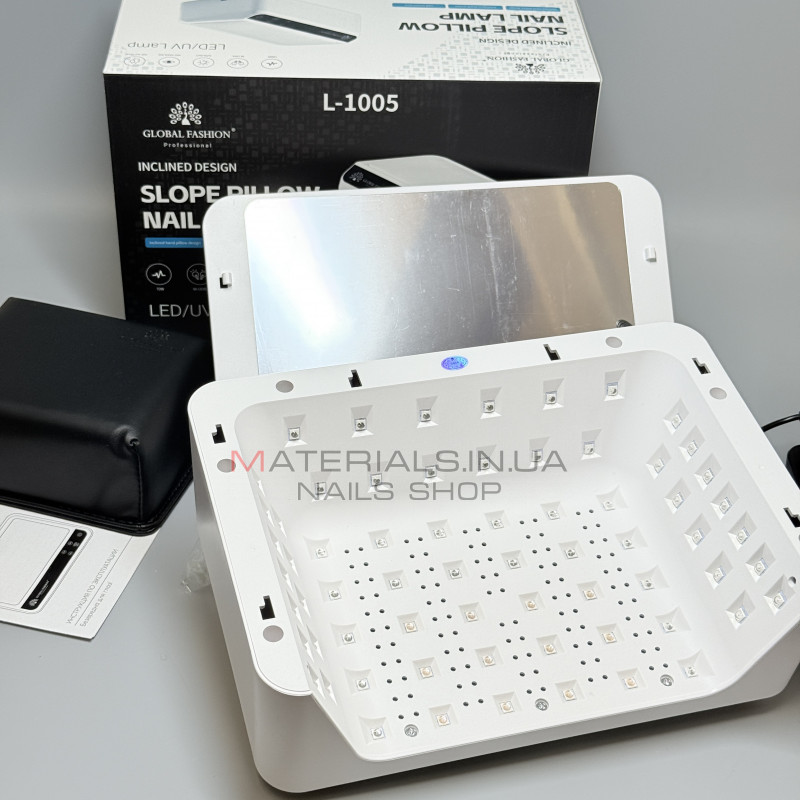 Профессиональная UV/LED-лампа для ногтей с кварцевыми светодиодами Slope Pillow L-1005 Профессиональная UV/LED-лампа для ногтей с кварцевыми светодиодами Slope Pillow L-1005
