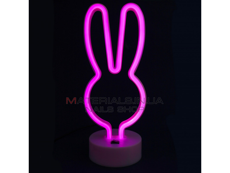 Ночной светильник Neon Lamp series — Bunny Pink