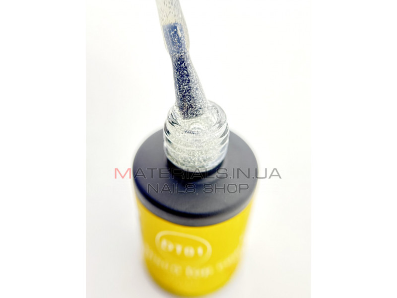 Disco Top Coat Bee Nails, DT01, 8мл (silver)