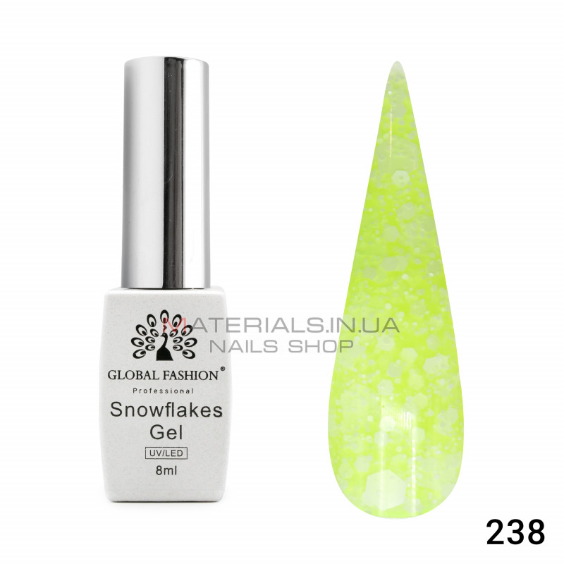Гель лак Snowflakes 8 мл, 238 Гель лак Snowflakes 8 мл, 238