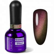 Гель-лак LILLYBEAUTE Galactic №001 галактичне золото, 12мл