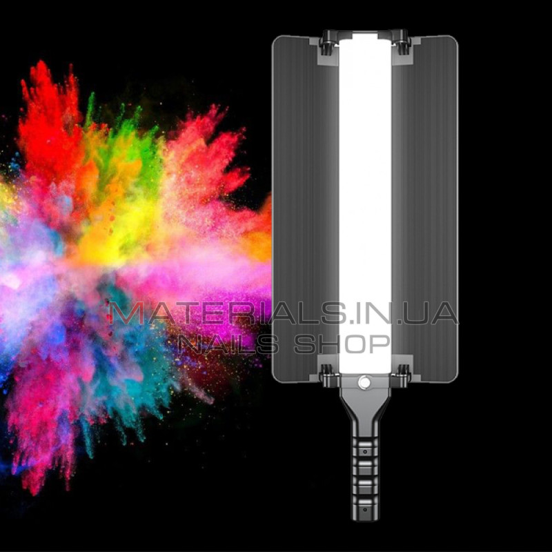 LED-відеосвітло RL-60SL, ручна світлова панель RGB, 1 м cable with адаптер, пульт ДК, Barn door світло shield, сумка