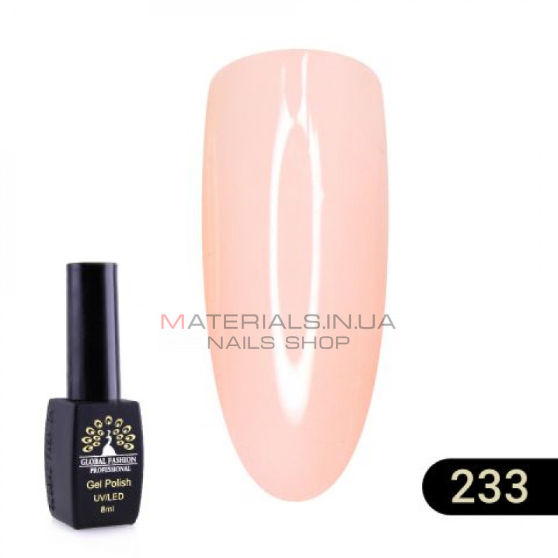 Гель лак BLACK ELITE 233, Global Fashion 8 мл Гель лак BLACK ELITE 233, Global Fashion 8 мл