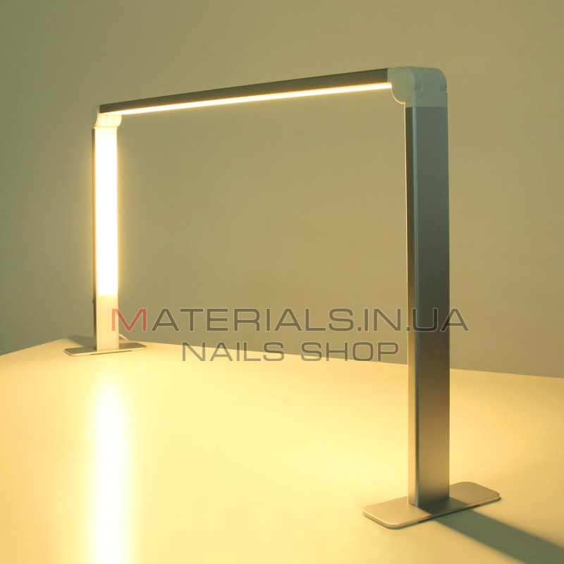 Настільна безтіньова лампа Wenxintek Nail Table Lamp (80х40см, 36Вт) Silver