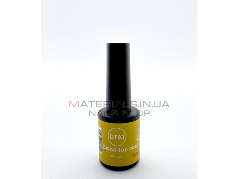 Disco Top Coat Bee Nails, DT03, 8 мл