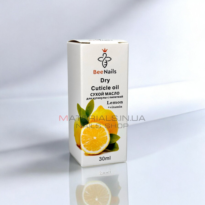 Сухе масло для кутикули BeeNails "Lemon", 30 мл Сухе масло для кутикули BeeNails "Lemon", 30 мл