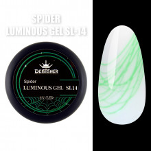 Spider Luminous Gel Люминесцентная паутинка Designer Professional, 8 мл №14