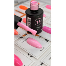 Гель-лак неоновый для ногтей Bee Nails neon gel polish, №15