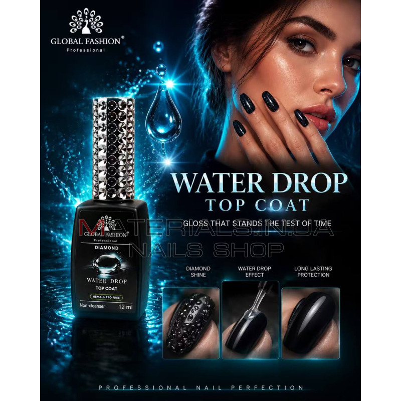 Топ Water Drop, набор топов с эффектом капель 2 шт Global Fashion,  по 12 мл,