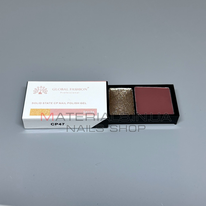 Твердый гель лак solid state CP nail polish gel (5г+3г), CP47