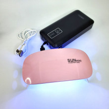 UV LED Лампа Sun mini, 6Вт працює від Power Bank
