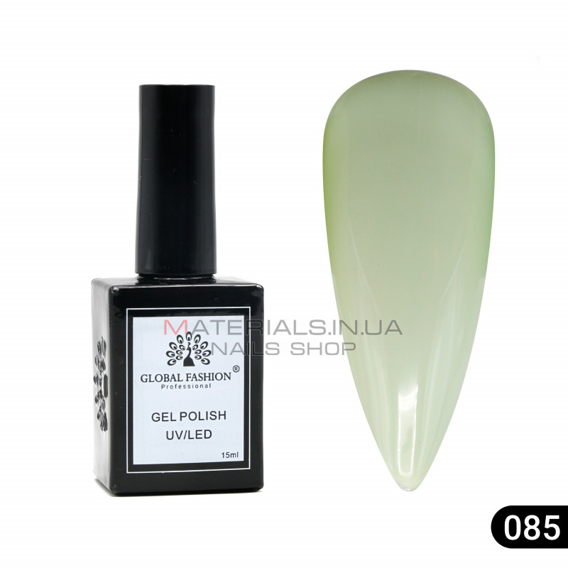 Гель лак Global Fashion, Gel polish 15 ml, 85