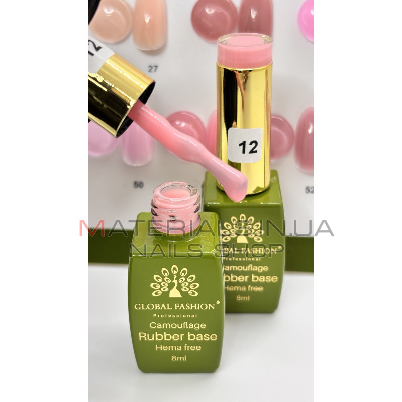 Camouflage rubber base Hema free Global, №12, 8 мл