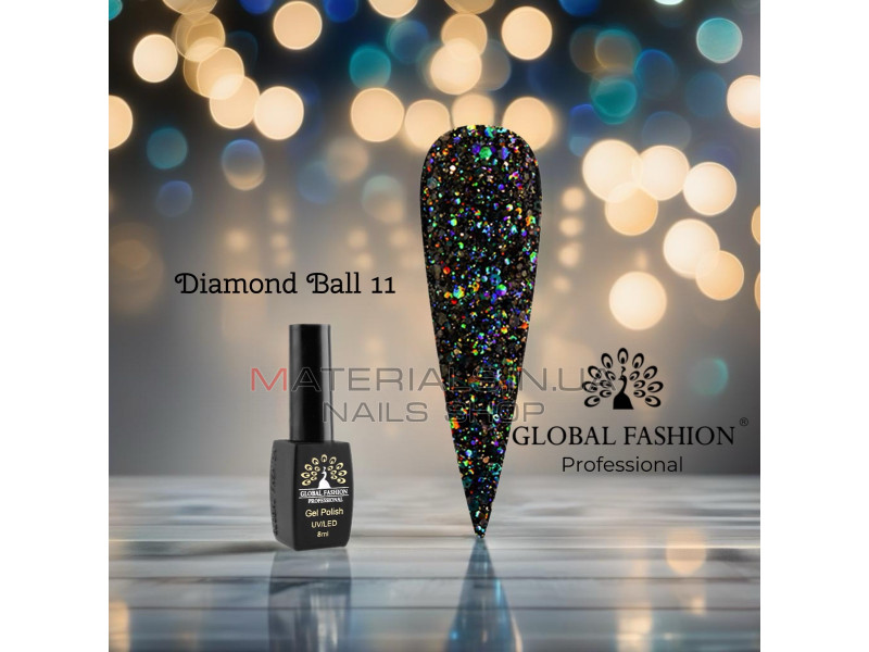 Гель лак Diamond Ball Global Fashion 8 мл, 011