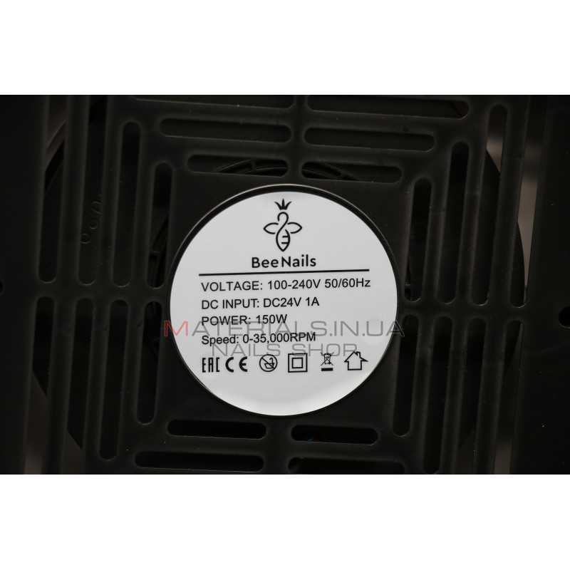 Витяжка манікюрна (пилосос) Bee Nails, 150W, ZS-807, white